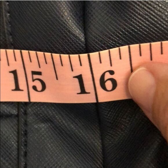 NWOT French Connection Spacious Blue Crossbody Bag Five Pockets - Picture 13 of 15